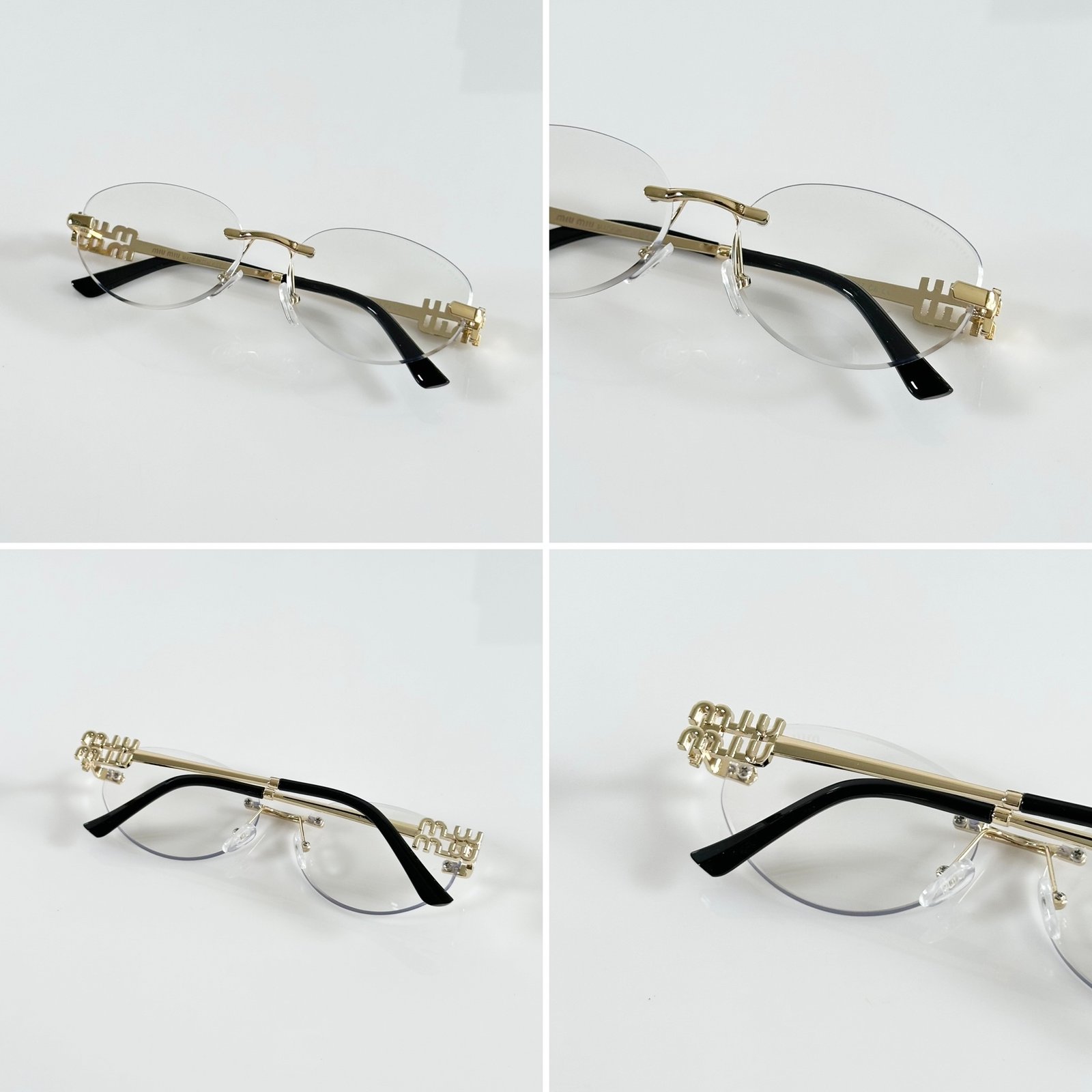 Miu Miu WMNS 1025 Gold Day Night Colour Changing Glass - Image 2