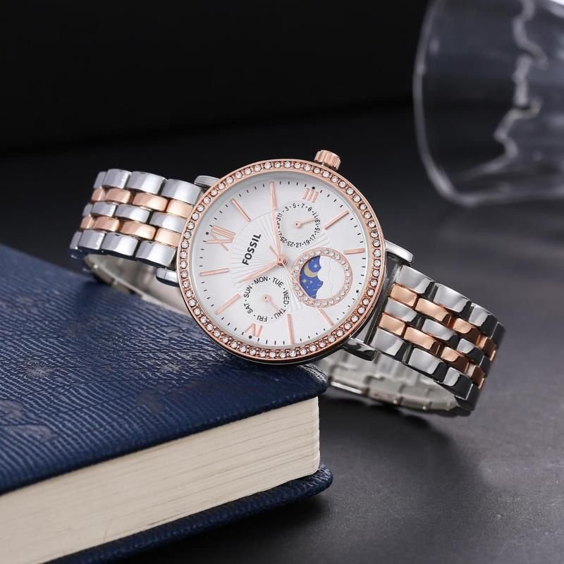 Fossi_l Es3121 Jacqueline Sun Moon Two-Tone-White