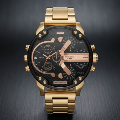 Diese_l 3 Bar Big Dady Heavy Quality Gold-Black-Copper