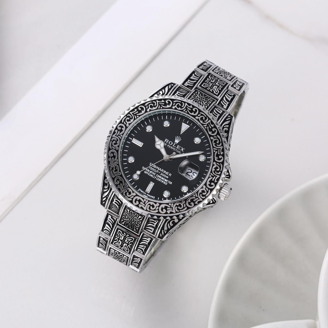 Role_x Oyster Vintage Silver-Black