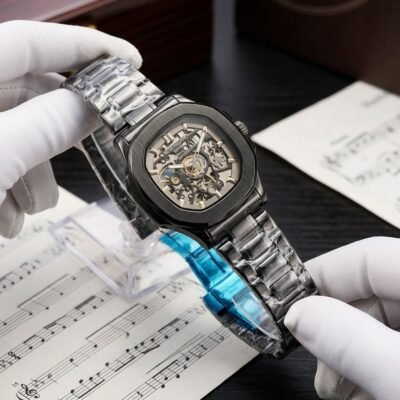 Patek_Philippe Skeleton Automatic Black