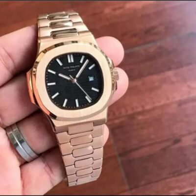 Patek_philippe Nautilus Quartz Copper Black