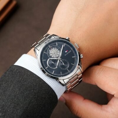 Tommy Hilfige_Quartz Multifunction Silver-Black