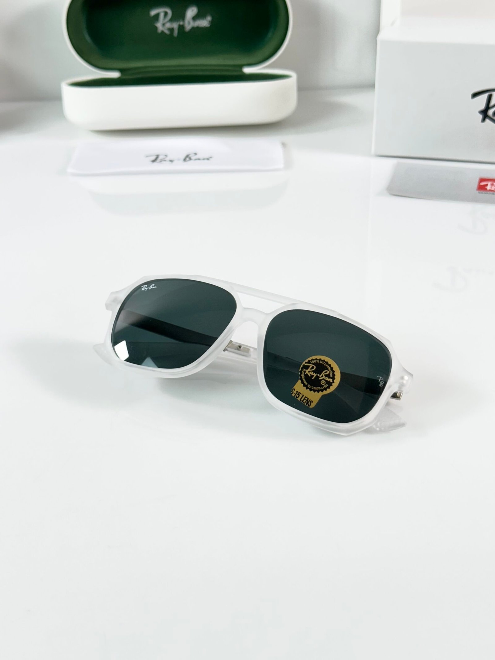 Rayban 4605 Ice Black GLASS - Image 3