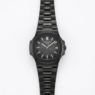 Patek_philippe Nautilus Quartz Black-grey