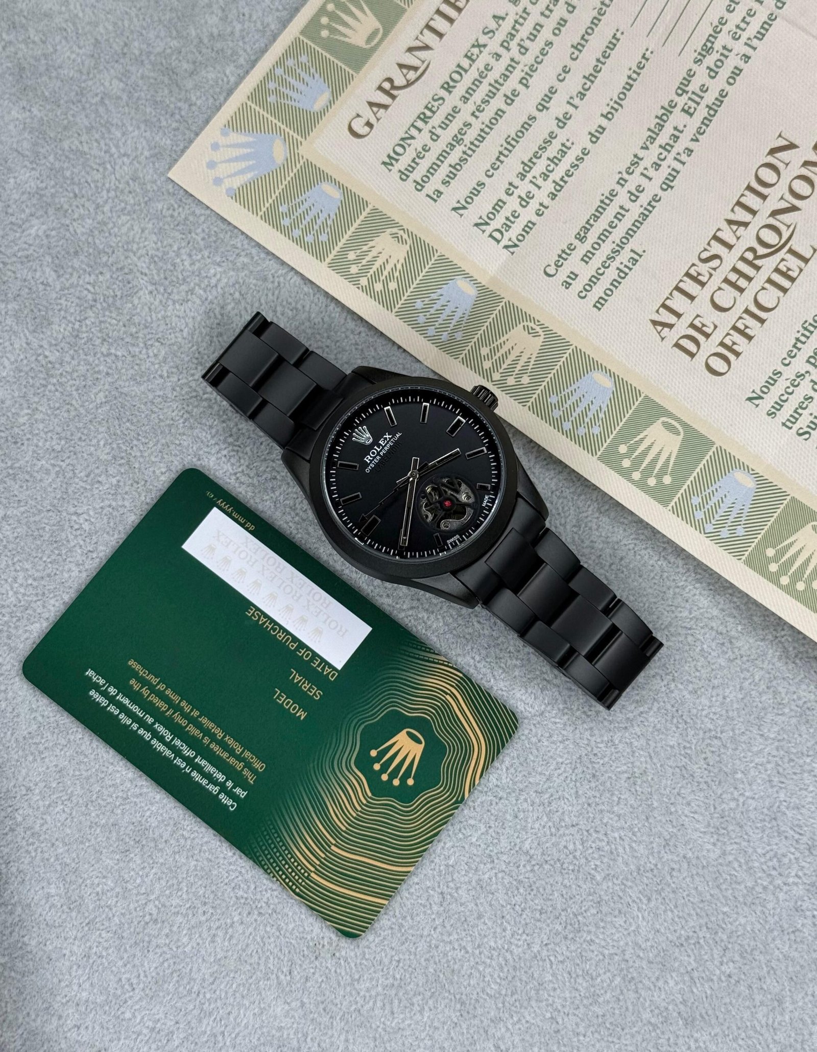 Role_x Oyster Perpetual Label Noir Automatic Black - Image 3