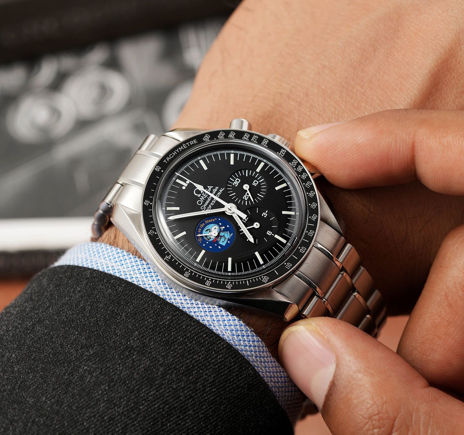 Omeg_a Speedmaster Snoopy Edition Japan Quality - Image 5