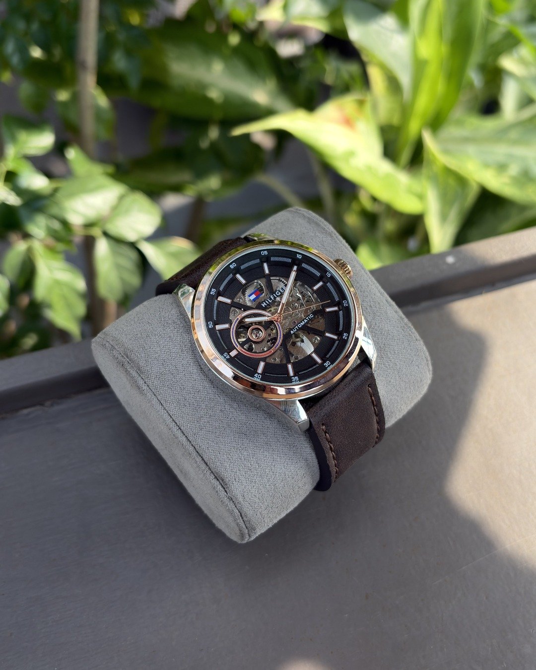 Tommy_hilfiger Automatic Leather DarkBrown-Copper-Black - Image 3