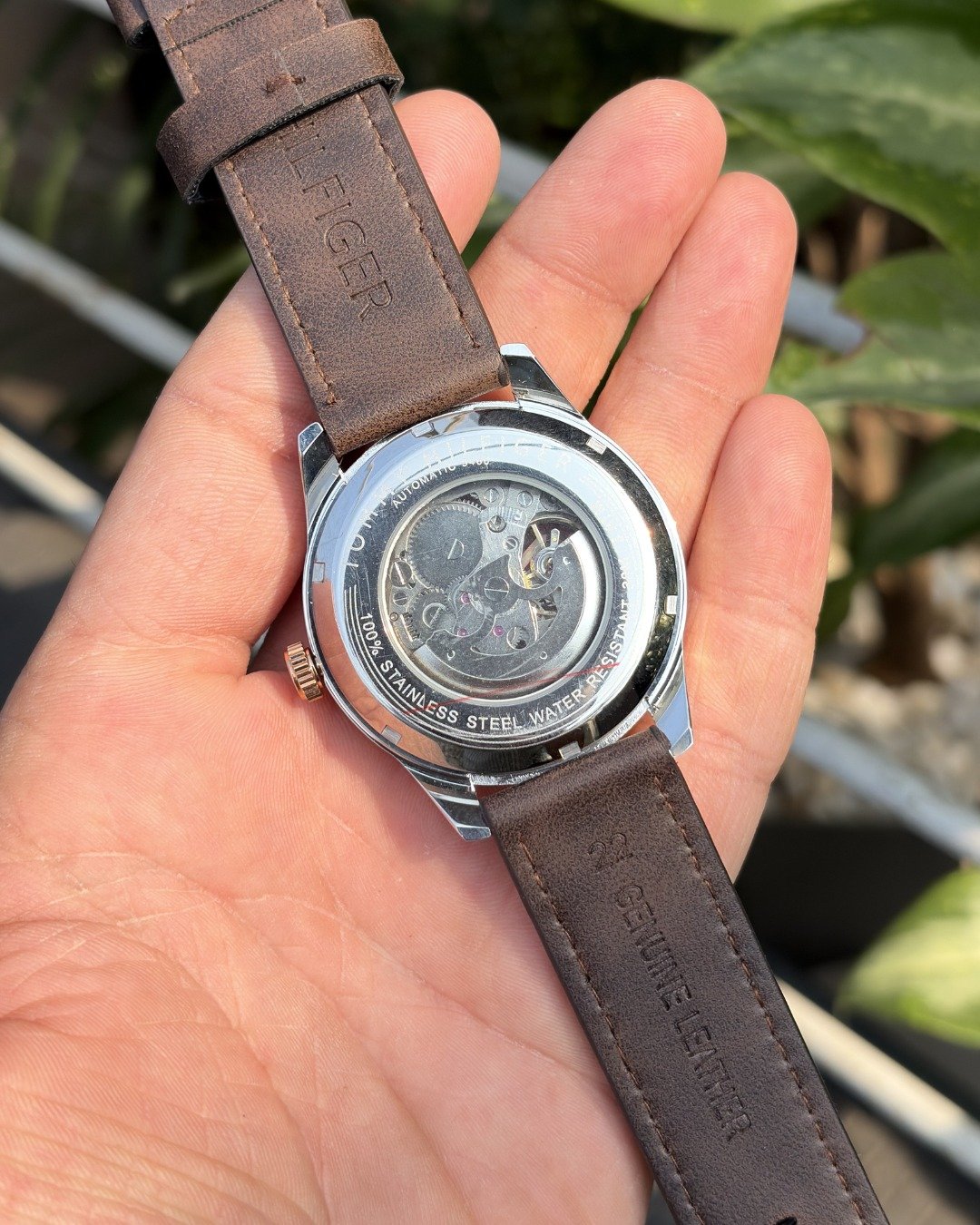 Tommy_hilfiger Automatic Leather DarkBrown-Copper-Black - Image 2