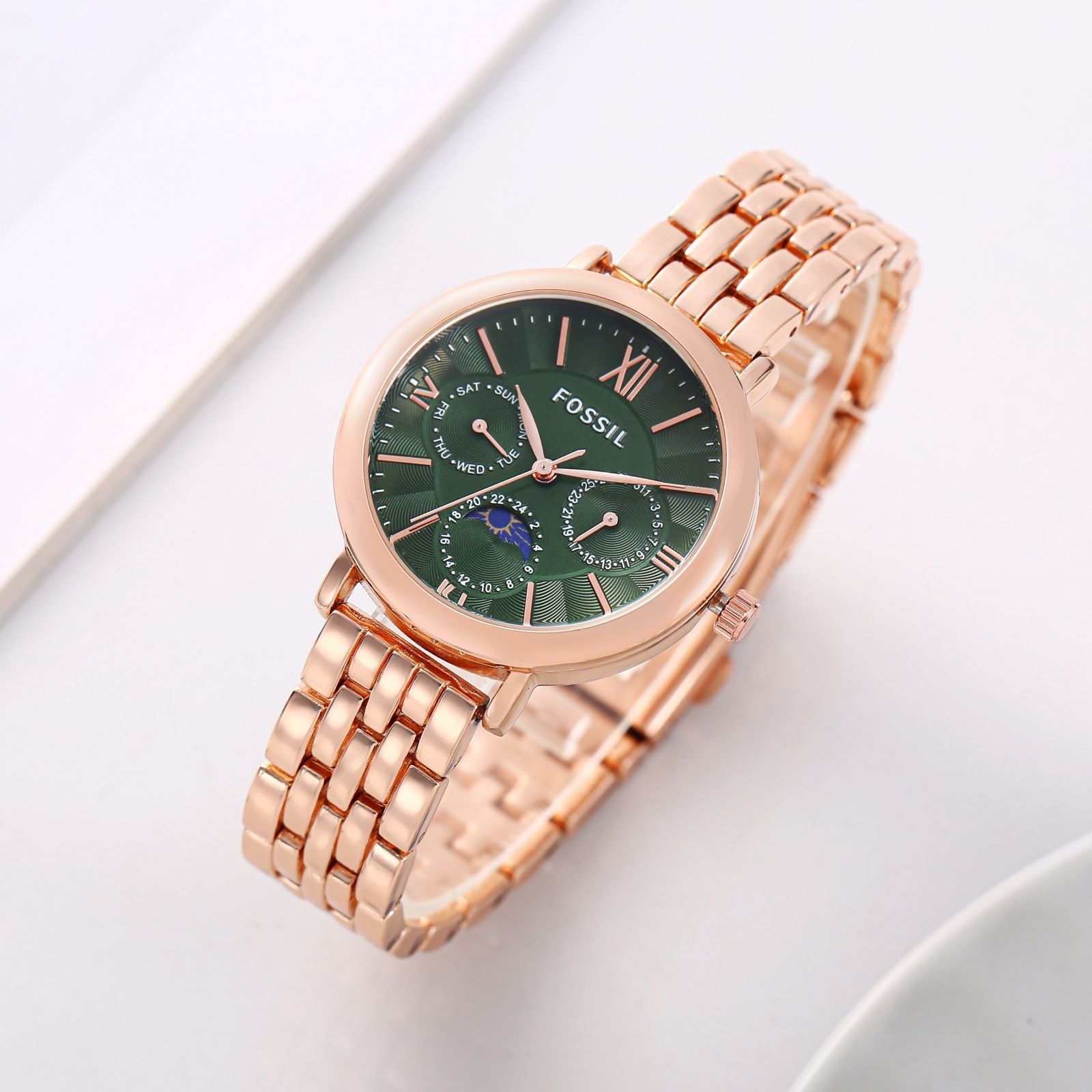 Fossi_l Es3121 Jacqueline Sun Moon Copper-Green