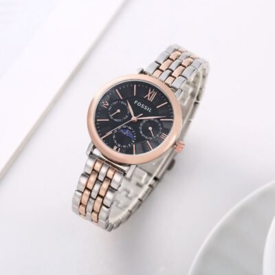 Fossi_l Es3121 Jacqueline Sun Moon Two-Tone-Copper-Black