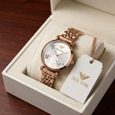 Emporio Arman_i Classic Flower Copper-White