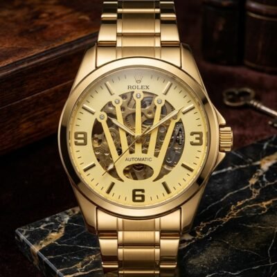 Role_x King Automatic Crown Gold-Gold
