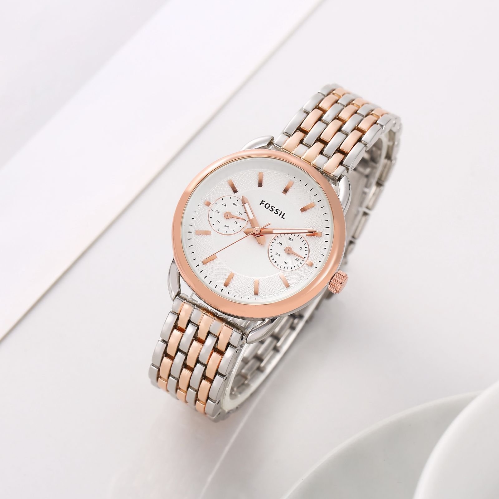 Fossi_l tailor multifunction 2 Tone Copper- White