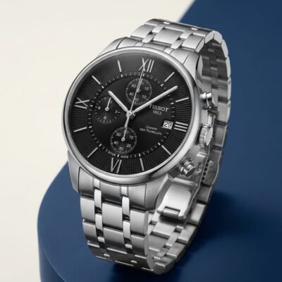 Tisso_t 1853 Chemin Silver-Black Heavy Quality