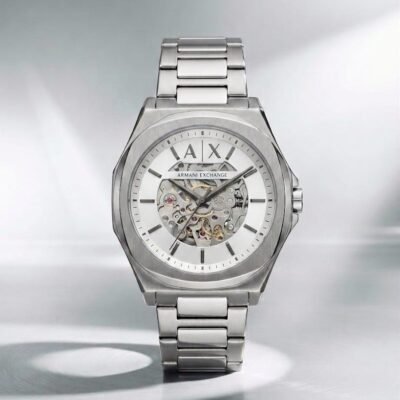 Arman_i Exchange Ax2418 Hampton Automatic Silver-White