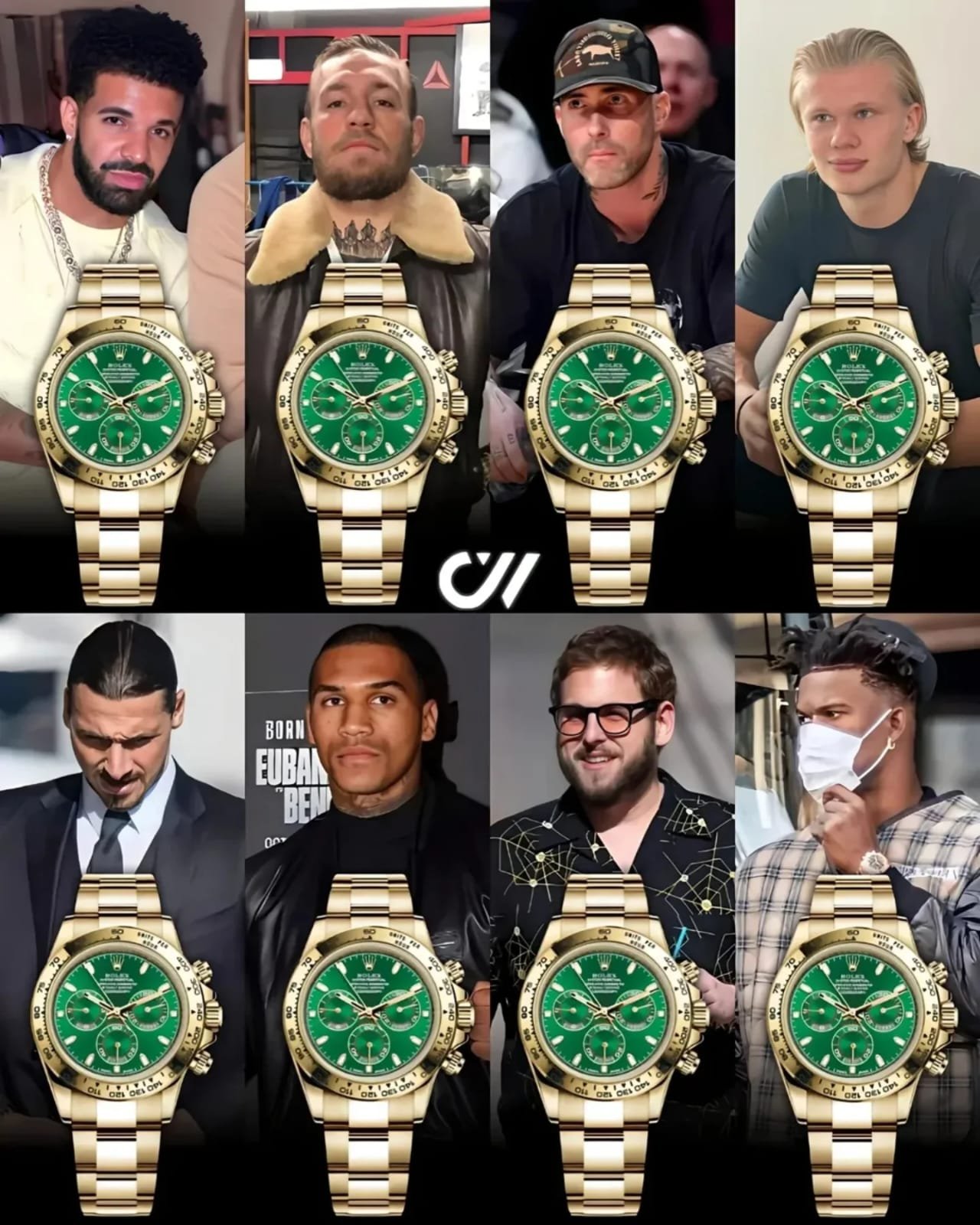 Role_x Oyster Perpetual Daytona Chosmograph Gold-Green - Image 2