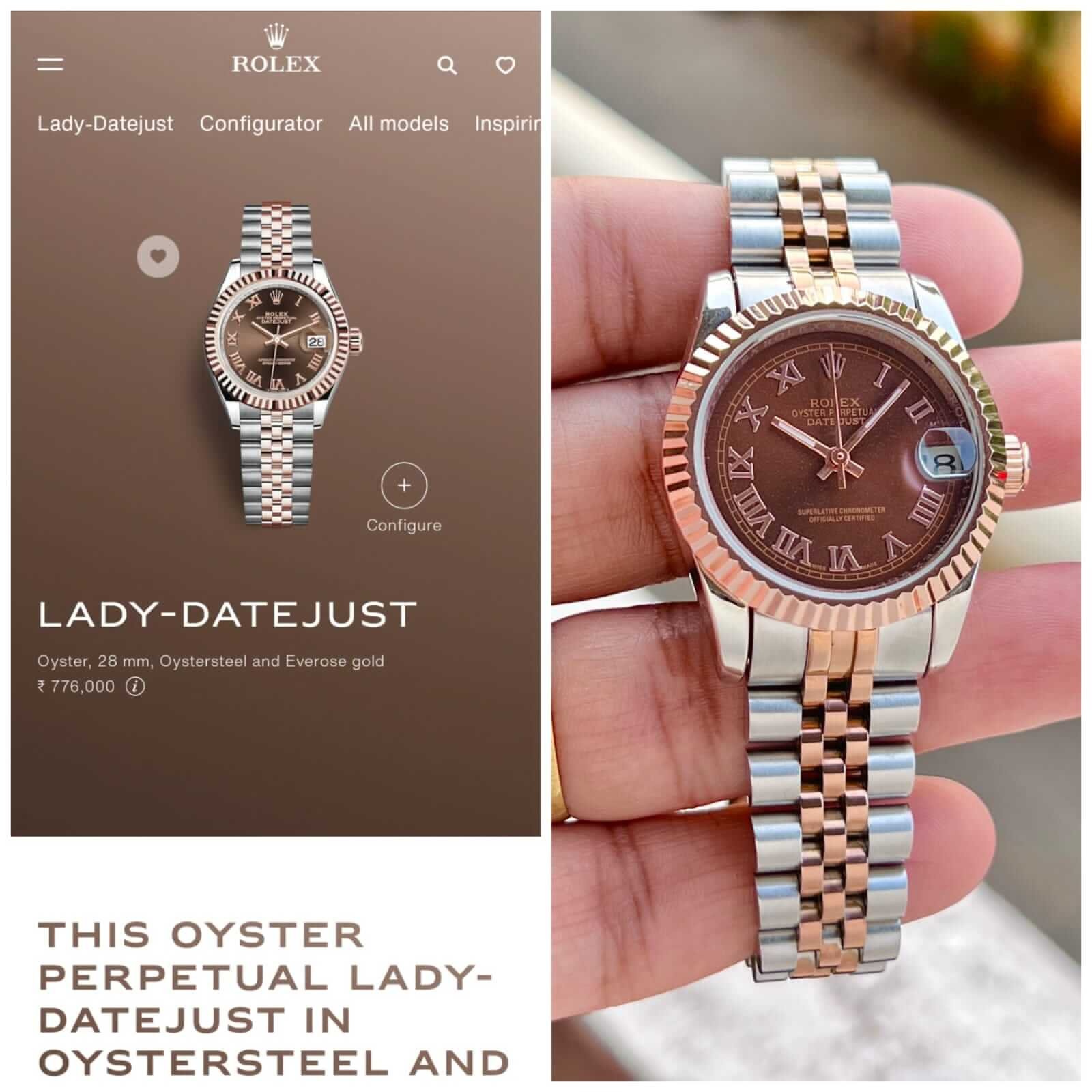Role_x Oyster Perpetual Date Just Ladies - Image 3