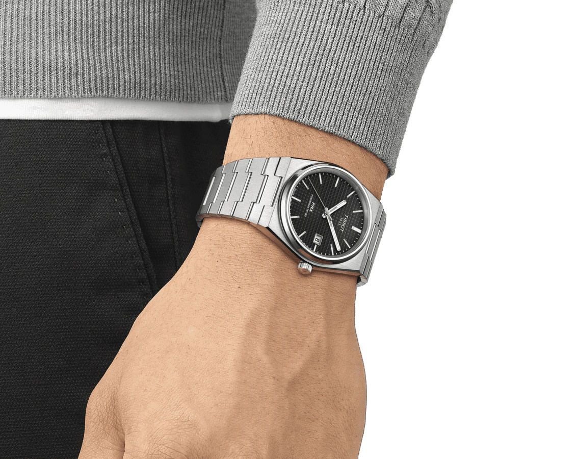Tisso_t 1853 Prx Automatic Top Quality Silver-Black - Image 5
