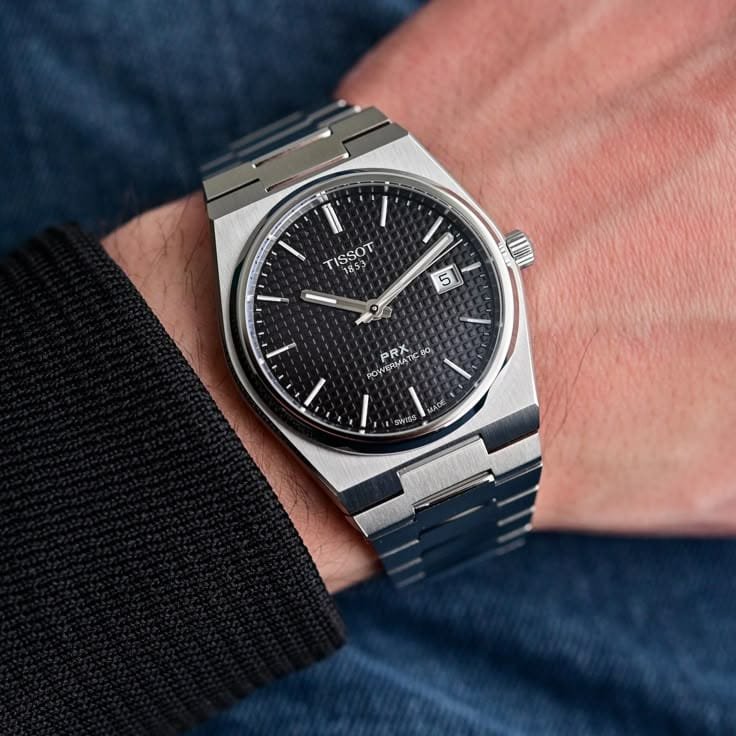 Tisso_t 1853 Prx Automatic Top Quality Silver-Black - Image 3