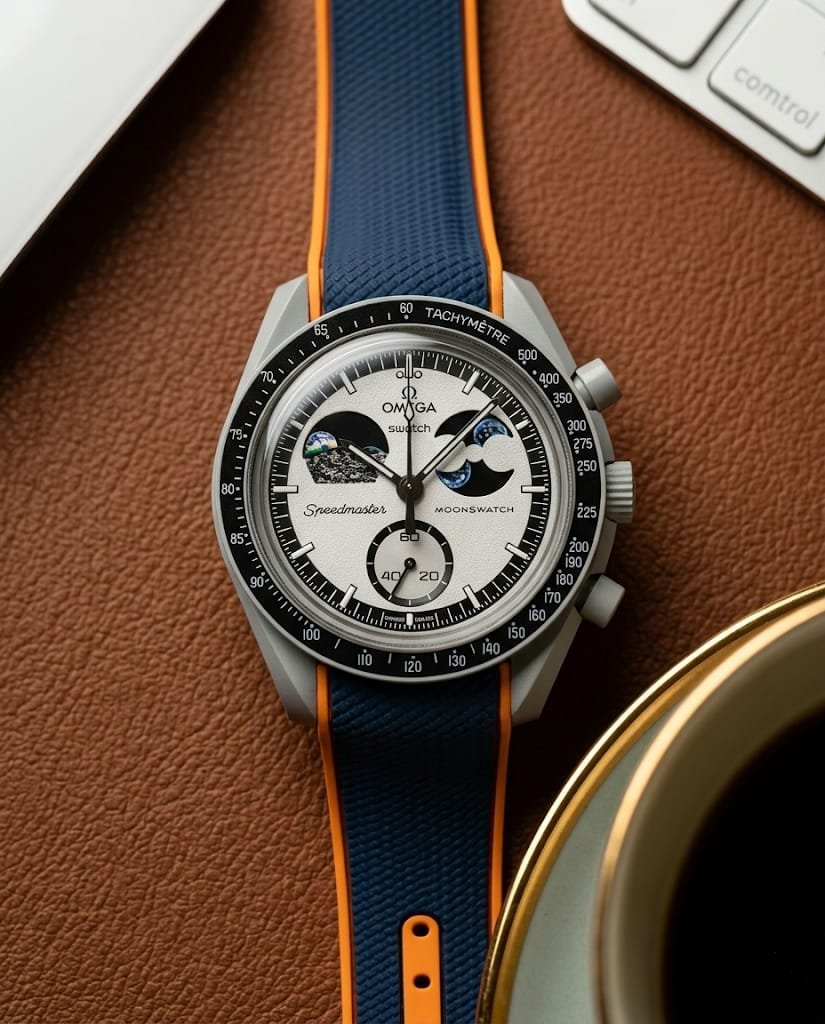 Omeg_a Moon Watch Limited Edition Blue