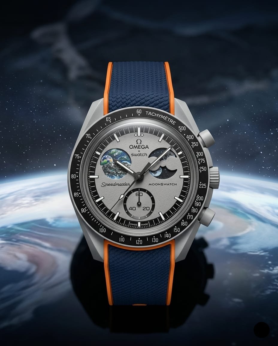 Omeg_a Moon Watch Limited Edition Blue - Image 2