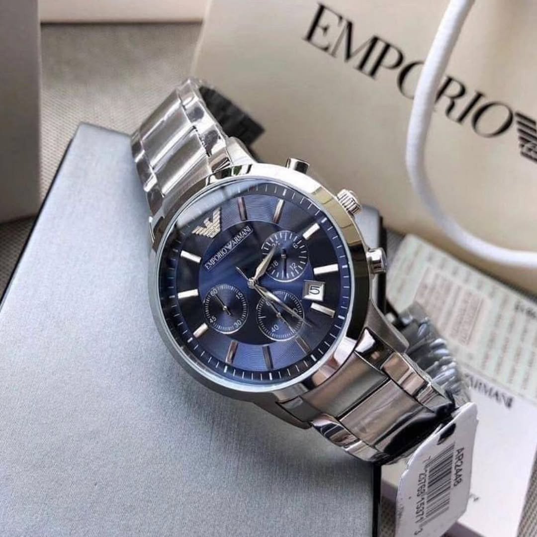 Emporio Arman_i Classic Silver-Blue - Image 3