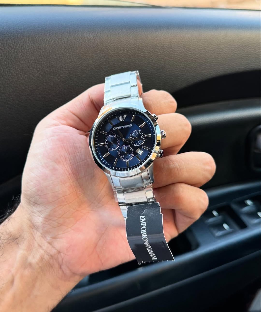 Emporio Arman_i Classic Silver-Blue - Image 2