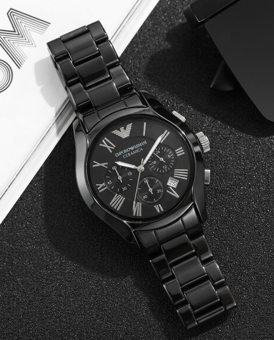 Emporio Arman_i Ceramic Black-Silver
