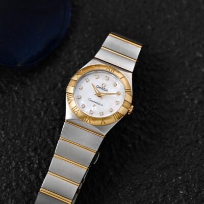 Omeg_a Constellation Sedna 2Ton-Gold-White Womens
