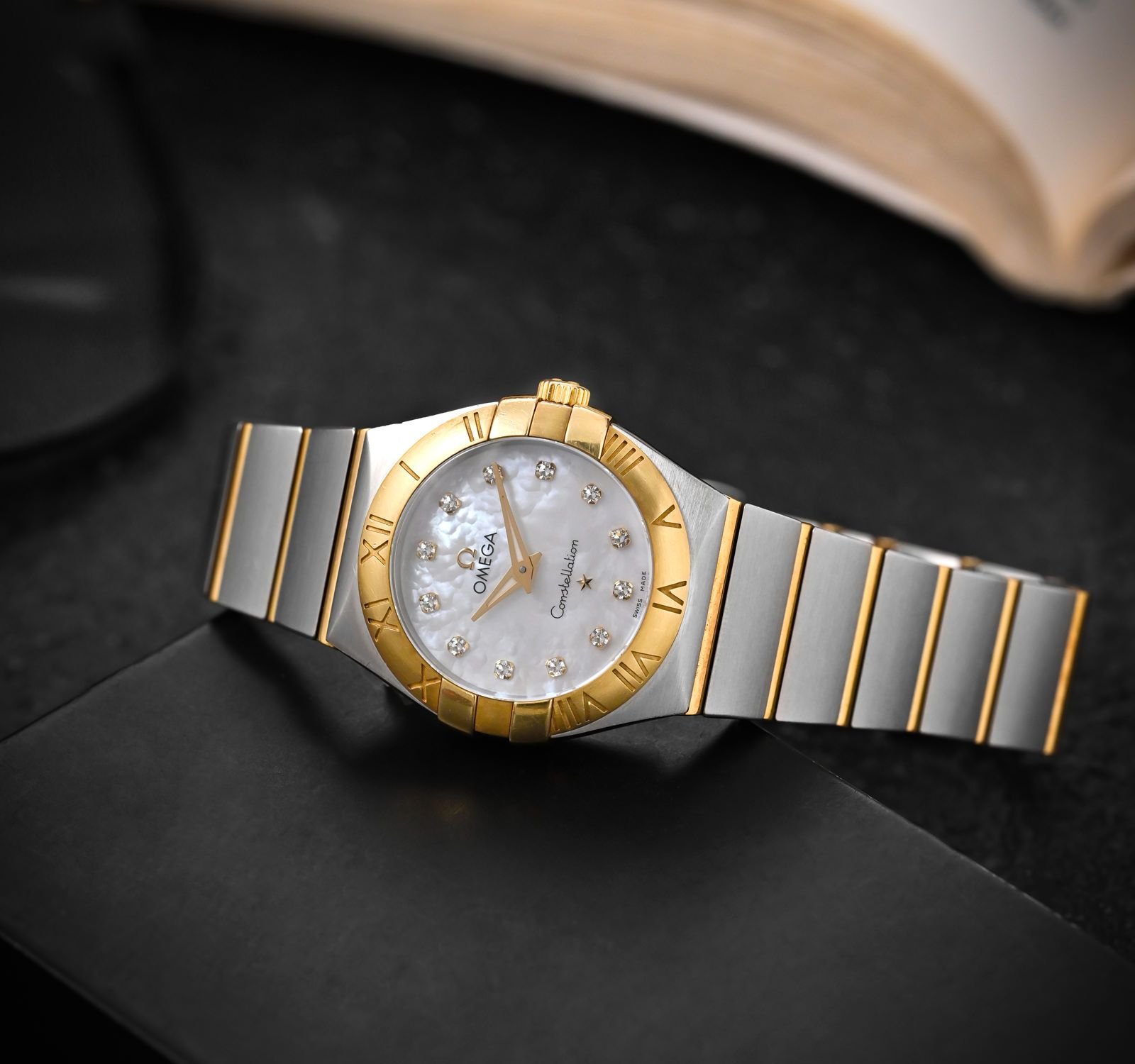 Omeg_a Constellation Sedna 2Ton-Gold-White Womens - Image 3