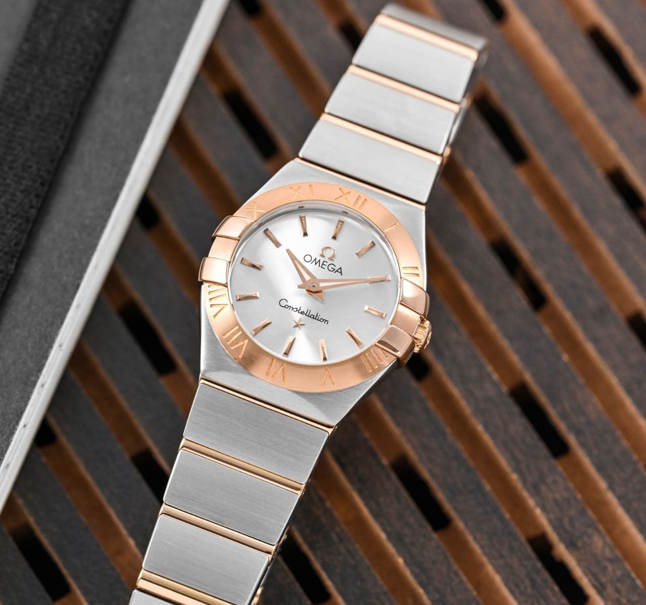 Omeg_a Constellation Sedna 2Ton-Copper-White Womens