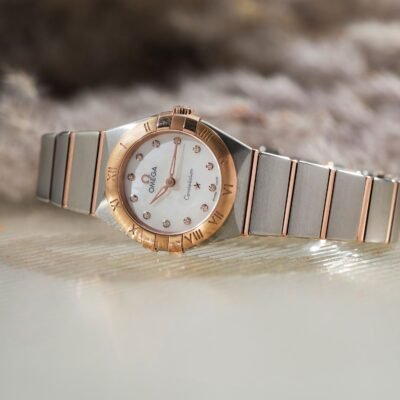 Omeg_a Constellation Sedna 2Ton-Copper-White Womens