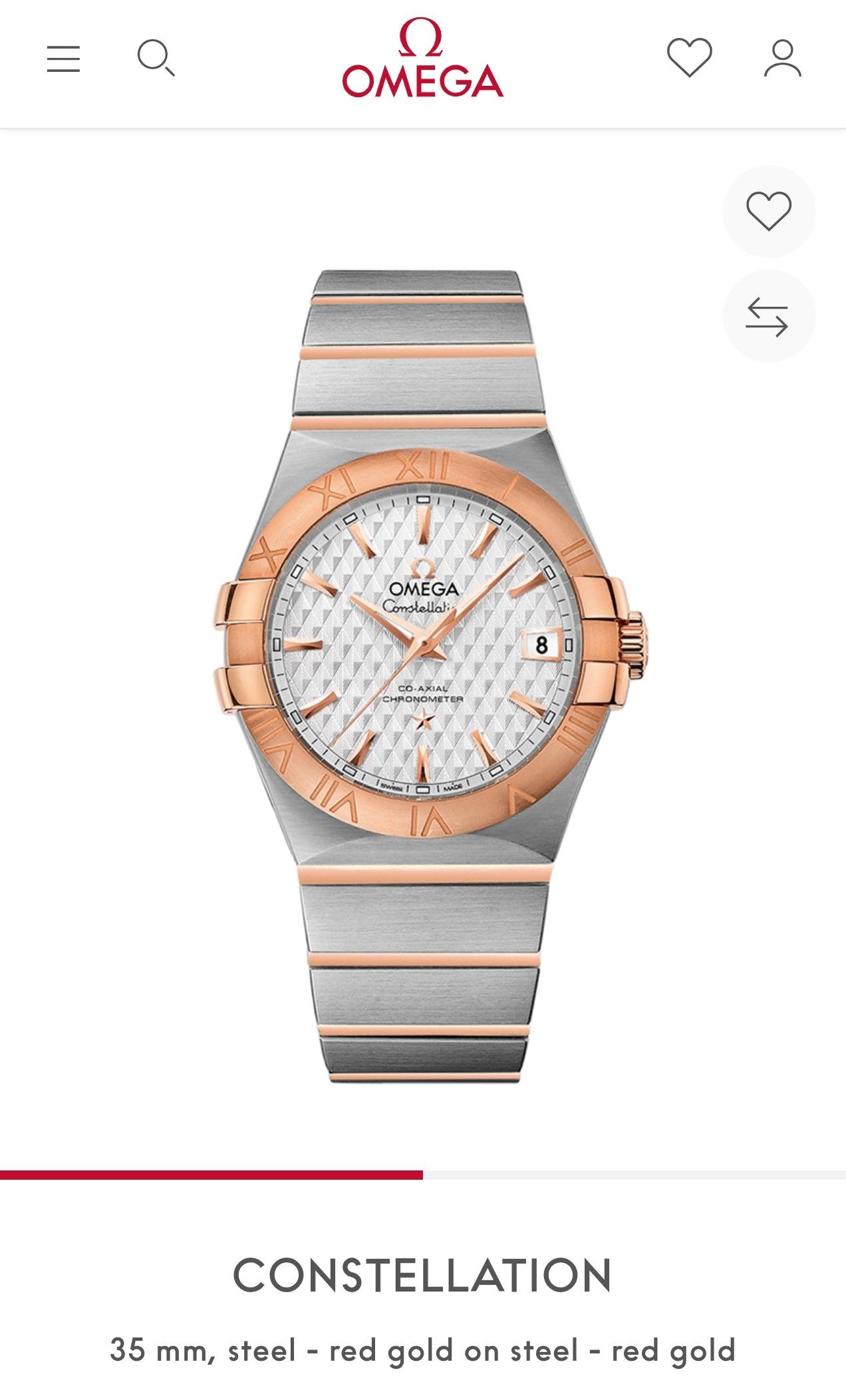 Omeg_a Constellation Co-Axial Chronometer Mens