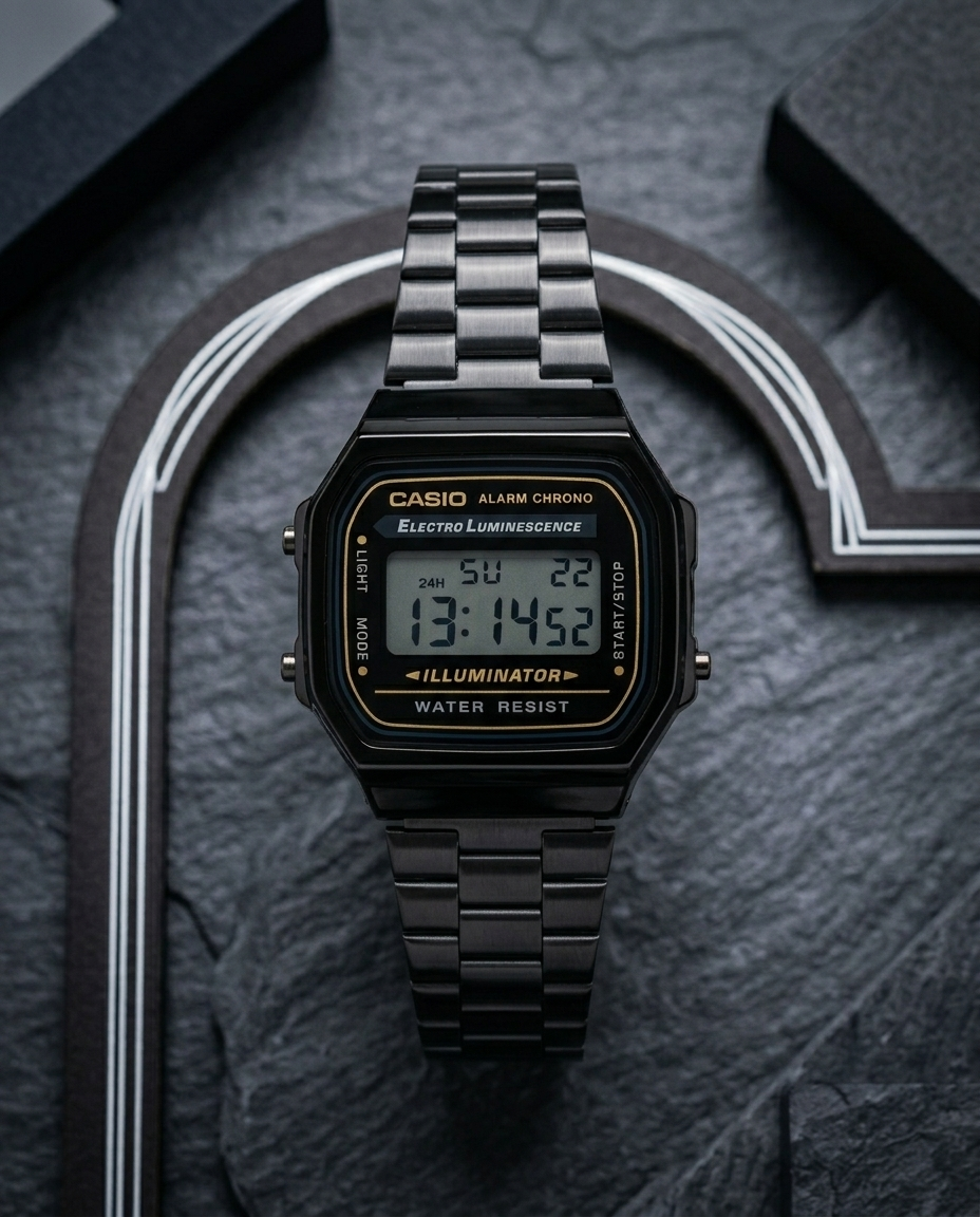 Casio Vintage Illuminator Black