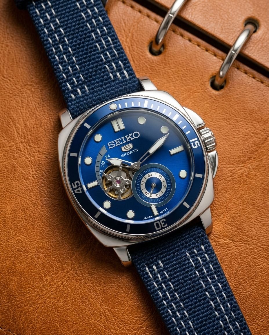 Seiko 5 Sprots Automatic Blue - Image 2