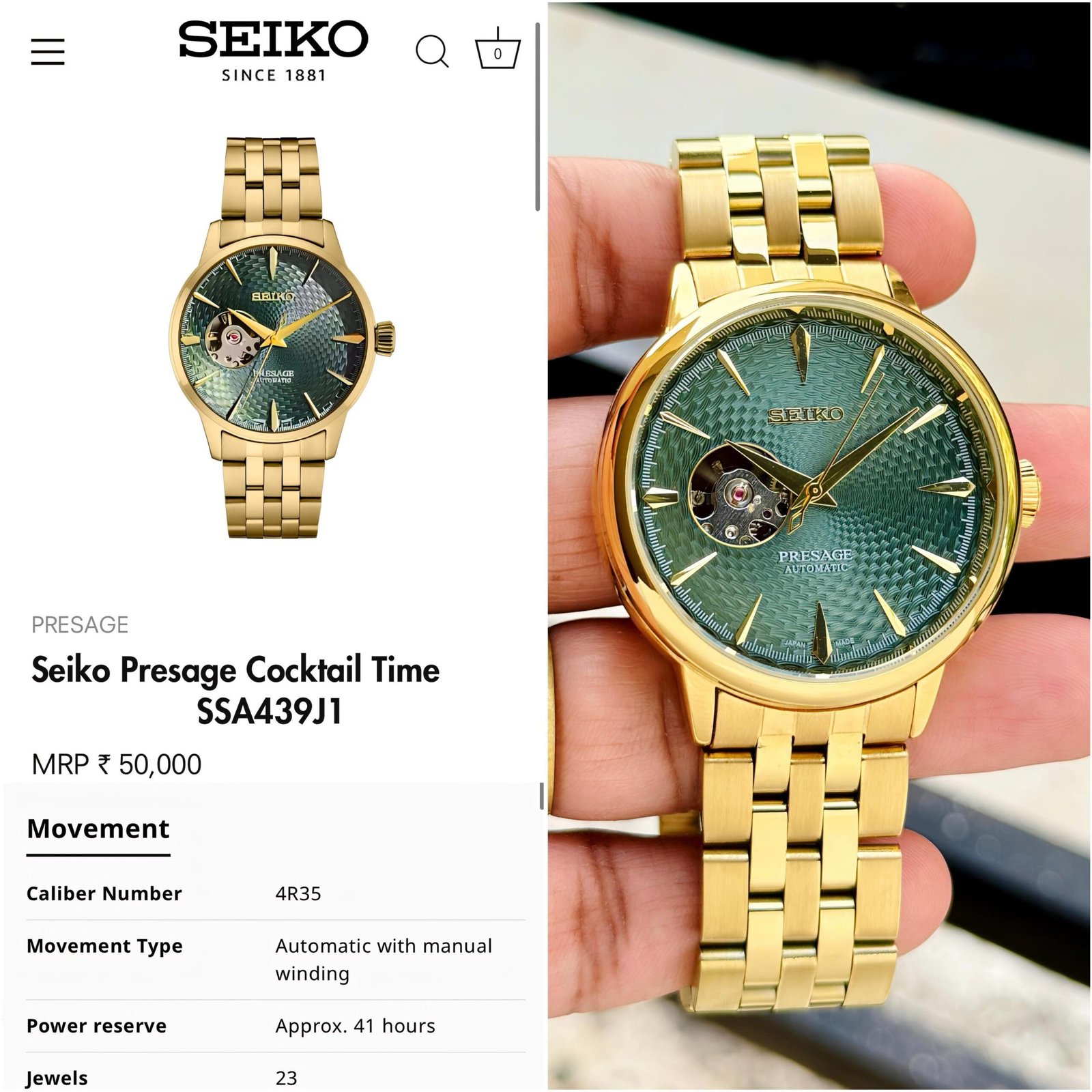 Seik_o Presage Automatic
