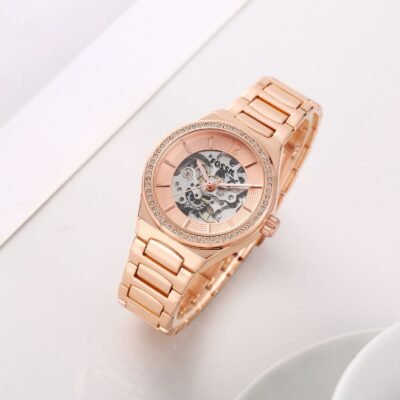 Fossi_l Eevie Automatic Copper-Pink