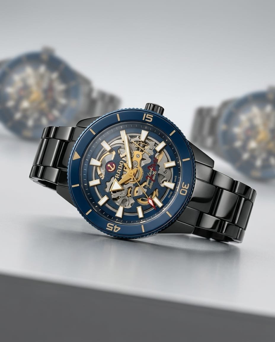 Rad_o Captain Cook HighTech Automatic Black-Blue-Gold