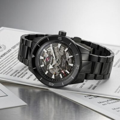Rad_o Captain Cook HighTech Automatic Black-Silver