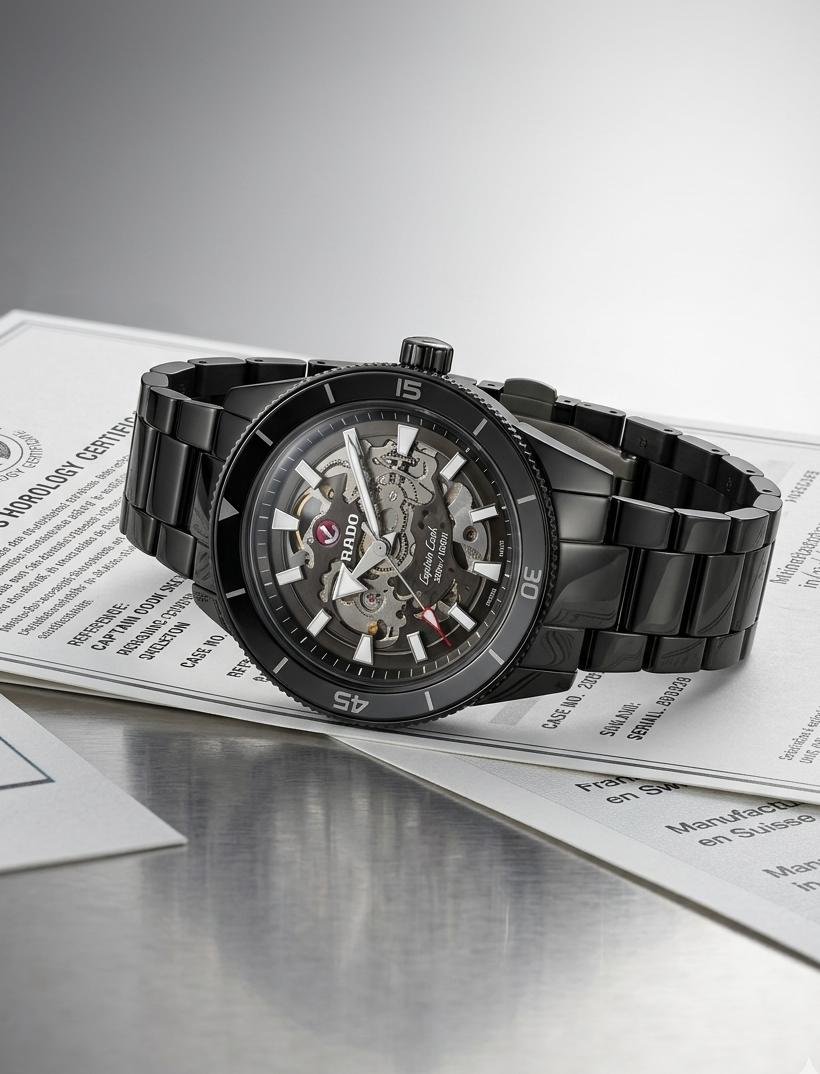 Rad_o Captain Cook HighTech Automatic Black-Silver