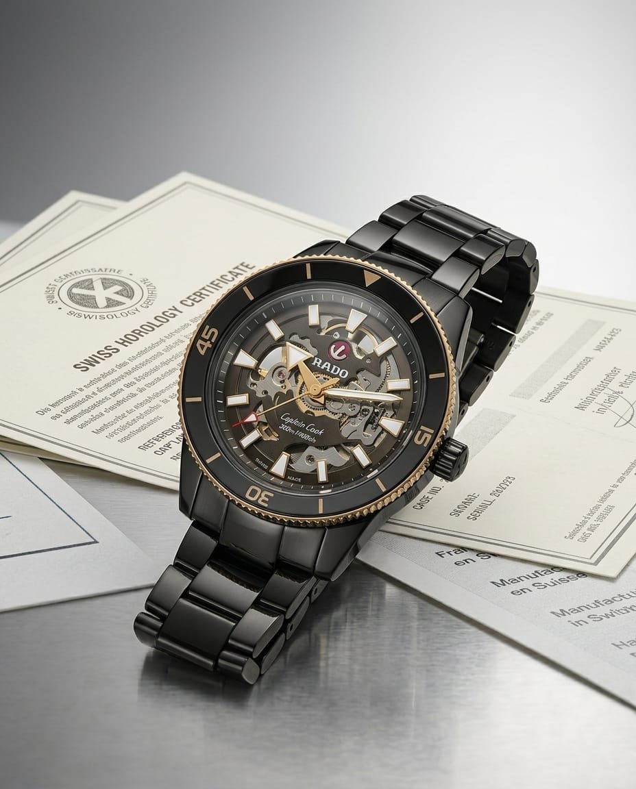 Rad_o Captain Cook HighTech Automatic Black-CopperBazzle