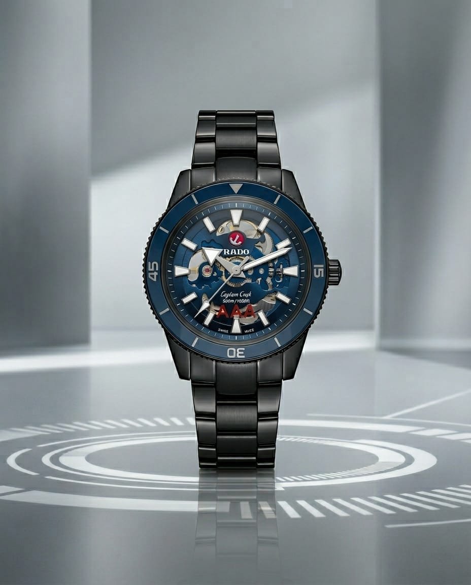Rad_o Captain Cook HighTech Automatic Black-Blue-Silver