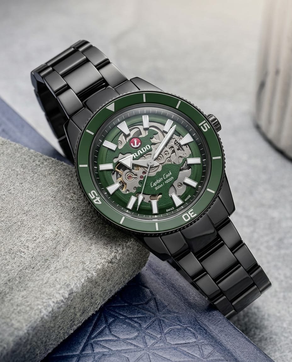 Rad_o Captain Cook HighTech Automatic Black-Green