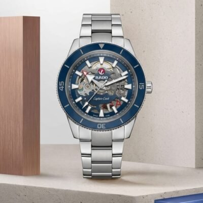 Rad_o Captain Cook HighTech Automatic Silver-Blue