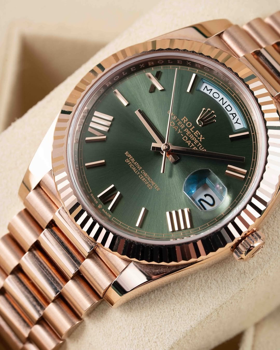 Role_x Oyster Perpetual Day Date Automatic Copper-Green - Image 12