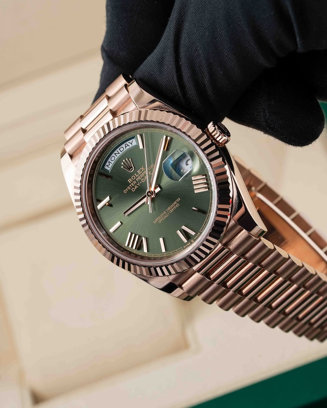 Role_x Oyster Perpetual Day Date Automatic Copper-Green - Image 11