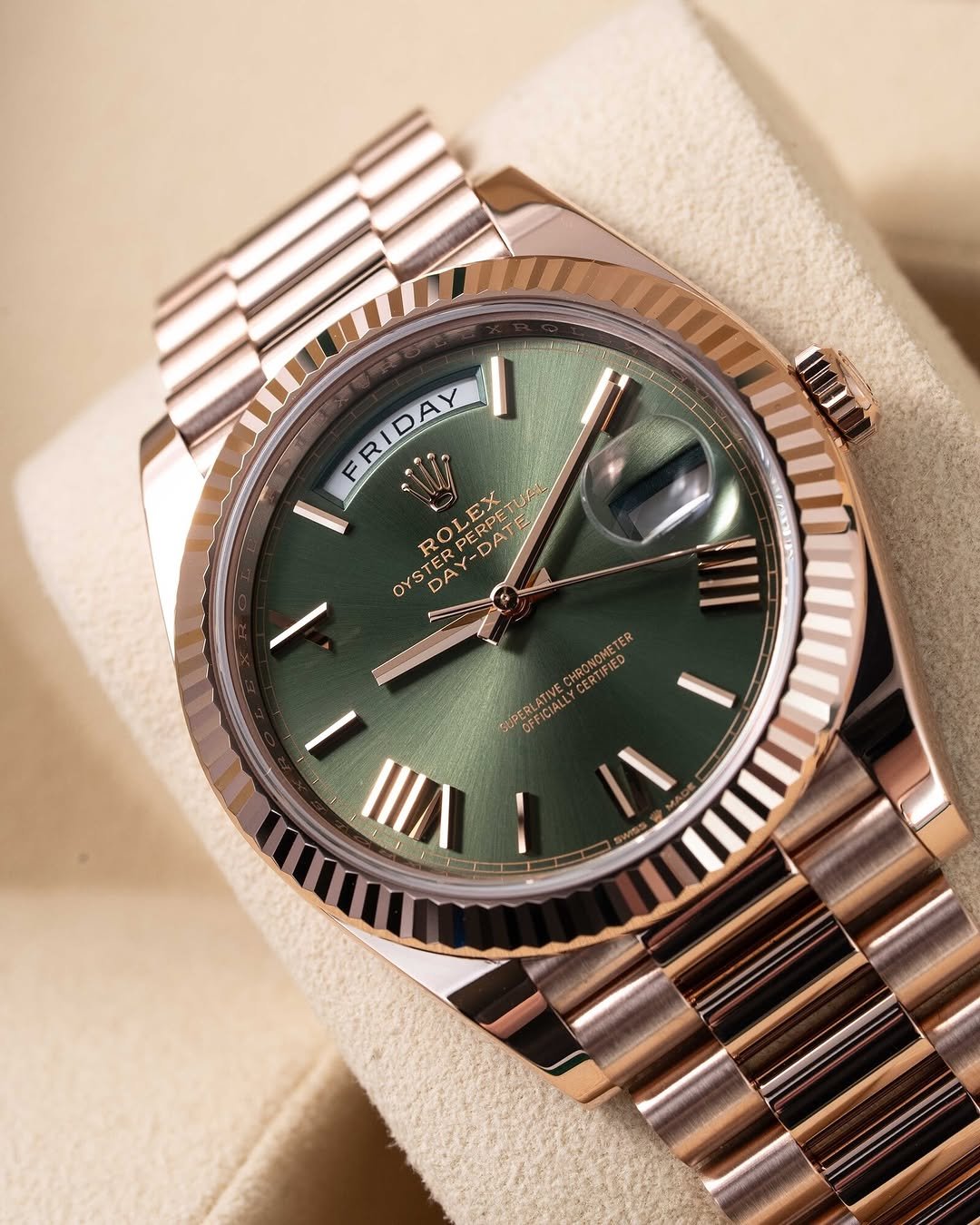 Role_x Oyster Perpetual Day Date Automatic Copper-Green - Image 8