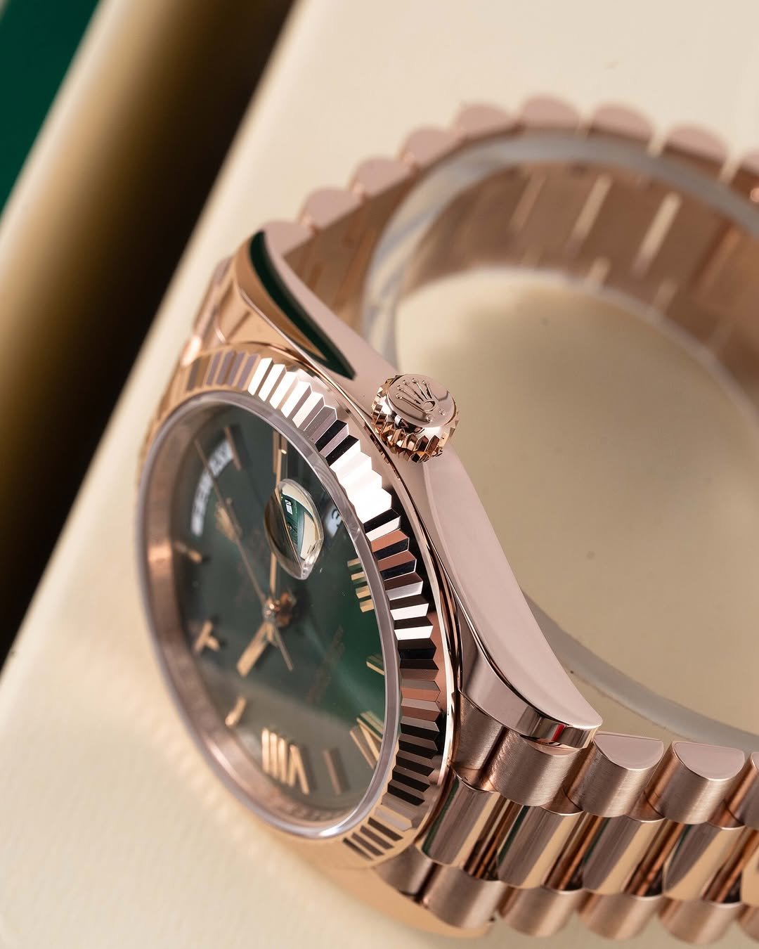 Role_x Oyster Perpetual Day Date Automatic Copper-Green - Image 6