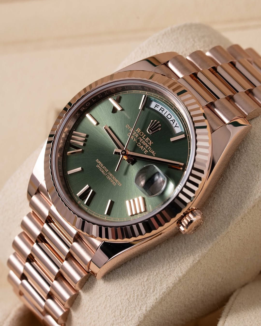 Role_x Oyster Perpetual Day Date Automatic Copper-Green - Image 4